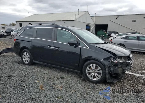 2014 Honda Odyssey Exl z USA, uszkodzony, nr VIN 5FNRL5H66EB014143